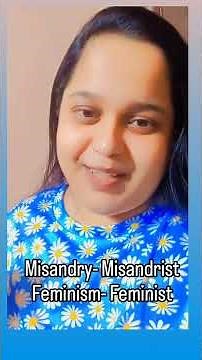 What is Misandry/Misandrist ? #english #english #vocabulary #feminism #equalrights #womenrights