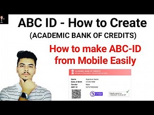 ABC ID Kaise Banaye | How to Create ABC ID CARD | Online Step By Step Process 2024