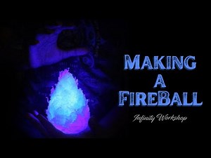 Real Fireball From Glue Sticks
