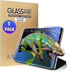 Anti Blue Light Screen Protector for Apple iPad 10th Generation 10.9" 2022 Generation(A2757), 9H Tempered Glass Guard for 10.9 iPad 10