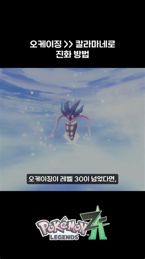 오케이징 칼라마네로 진화 방법 [Pokémon LEGENDS ZA] #shorts
