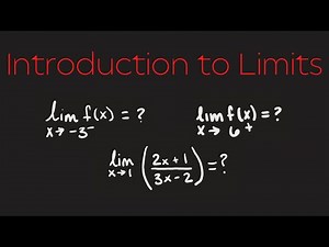 How to Solve Limits | Introduction to Limits