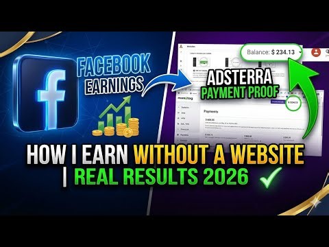 How I Earn $50 Day Using Adsterra Earning With Facebook Group in 2026