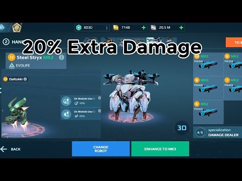 Stryx Boom | 20% extra damage with Module use | War Robots Gameplay