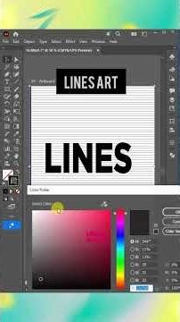 ✏️ Create Clean Line Art in Adobe Illustrator in 60 Seconds! #shorts #viral #graphicdesign #design