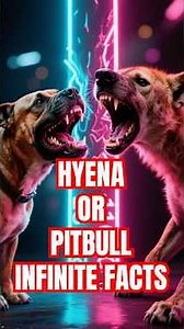 Hyena vs Pitbull — Who Has the REAL Power Bite? | Infinite Facts #dogs #dogshorts #dog #doglife