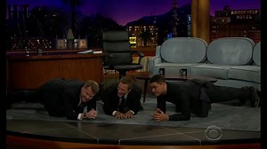 Aaron Eckhart, Trevor Noah & James Get Physical