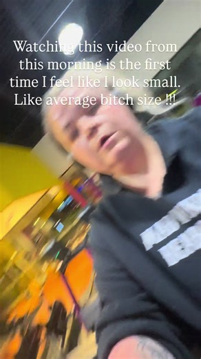 Body dysmorphia is a real thing. I spend most days still seeing myself at 600. This video from my 3:30am gym session though had me shoook!!! #trusttheprocess #bodypositive #plussizegymgirl #gym #elliptical @Planet Fitness