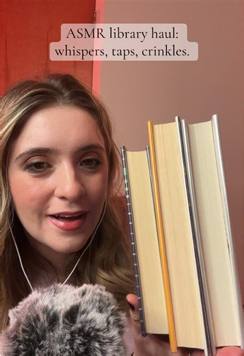 ASMR Library Haul Featuring Whispers and Crinkles
