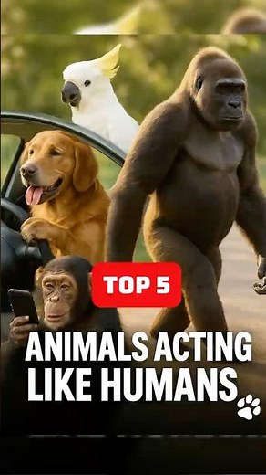 You Won't Believe These Animals Acting Like People!