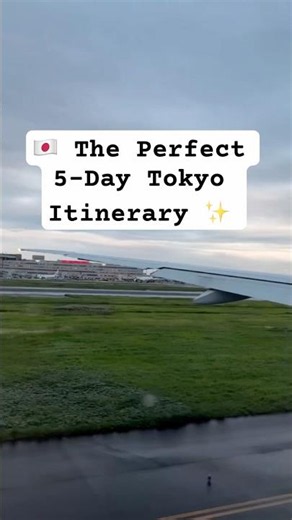 🇯🇵 Planning your first trip to Tokyo? Here’s the perfect 5-day itinerary! #discovertokyo