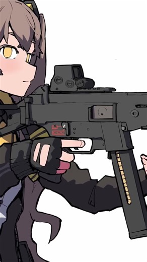 Draw UMP45 from Girls' Frontline #gfl #gfl2exilium #ump45 #fanart #art