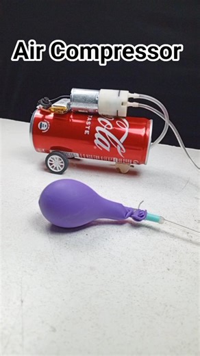 DIY Air Compressor Tank #dcmotorproject #aircompressor #dcmotor #tech #shorts