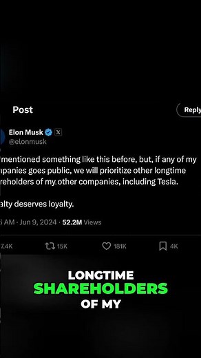 Elon Musk's Loyalty Promise: Tesla Shareholders & SpaceX IPO