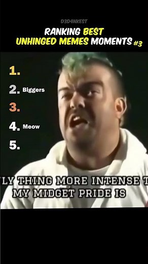 Ranking Best Unhinged Memes Moments 3
