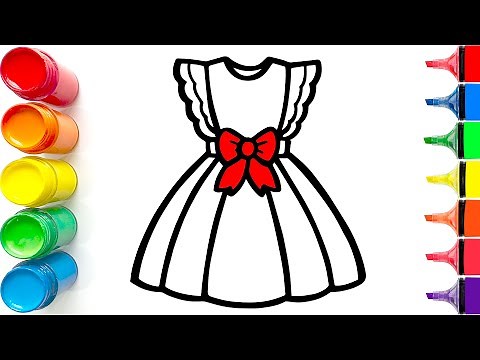 How to Draw an Adorable Dress | Easy Step by Step Tutorial