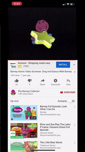 Closing to Sing and Dance With Barney 1998 Screener VHS