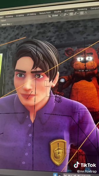 Creating Blender 3D Animation for FNAF - Foxtrap Collaboration