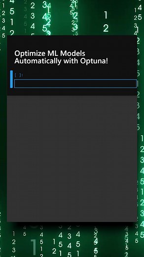 15K views · 128 reactions | Optimize ML Models Automatcially with Optuna in Python | Python Coding | Facebook