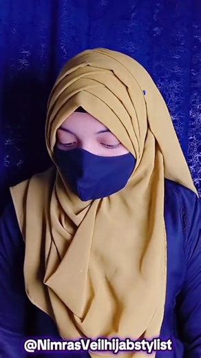Cross flayer hijab style🧕💞 | Easy & stylish hijab tutorial#hijab#hijabstyle#nimrasveil#crosshijab#yt