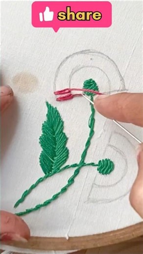 Creative Embroidery design #sewing #art #diy#music #shortsviral #trending