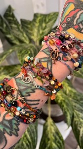 590K views · 475 reactions | Crocheting beaded wrap bracelets 臨 These are such a quick & easy make for markets! | Of Mars | Facebook