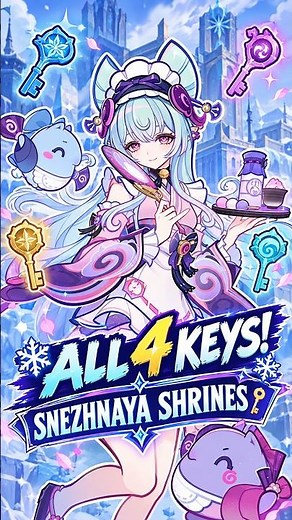 Snezhnaya Shrine of Depths Key Locations 🔑 | All 4 Keys & Shrine Locations | Genshin Impact 7.0