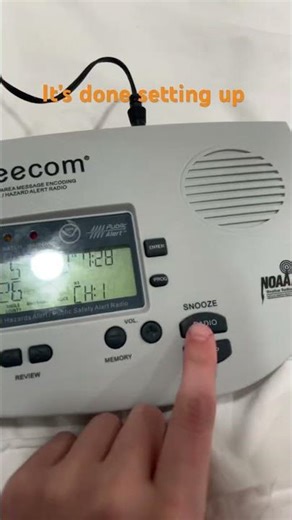 The Reecom whether radio is finished setting up!!￼