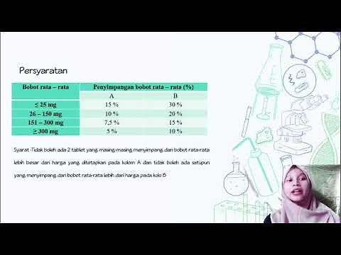 Evaluasi Keseragaman Bobot Sediaan Tablet