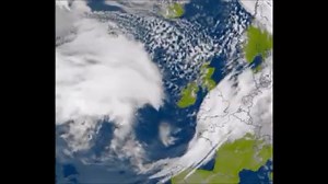 Latest satellite animation showing a rapidly deepening depression drawing closer to Ireland & Scotland. This is likely to bring very strong or even storm force winds for a time later tonight along northern coastal counties, with very gusty conditions elsewhere throughout tomorrow. Stay tuned for updates. Image c/o yr.no | Irish Weather Online