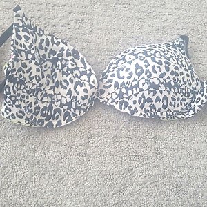 Animal print bra