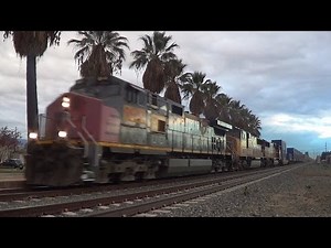 RARE!!! Southern Pacific Dash 9 leading a double stacker bound for Long Beach