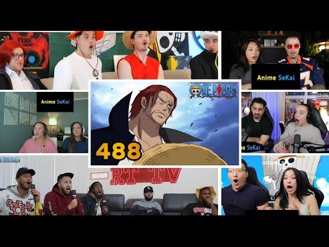 Shanks Arrives at Marineford Reaction Mashup | One Piece Episode 488