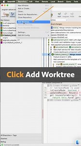 Create a Git Worktree with SmartGit in 30 Second ✨