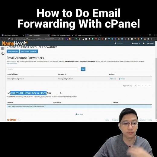 How to Do Email Forwarding With cPanel