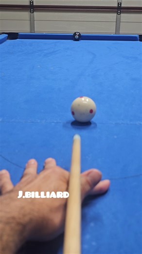 Aiming a Tough Long Frozen Shot #8ballball #poolshots #jbilliard #billiards