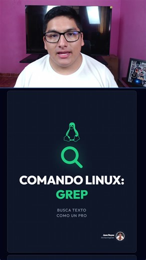 Comando grep en Linux es tu herramienta de búsqueda en terminal. Te permite encontrar cualquier texto en archivos sin abrirlos, buscar patrones, filtrar logs y trabajar con expresiones regulares. Comando fundamental para DevOps que necesitan buscar información rápidamente en archivos de configuración, logs y código. Domina grep y acelera tu trabajo en terminal. Aprende grep desde cero con este tutorial de comandos Linux esenciales. #linux #grep #jemjaf #devops #sijnal