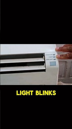 Fujitsu Mini Split AC Timer Light 3 Blinks Fix