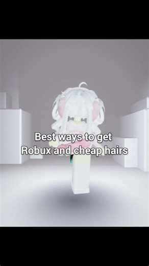 How to get free robux and cheap hairs in roblox #freehair #roblox