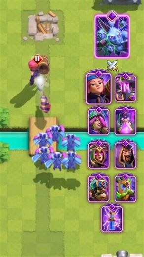 Testing new evo 🪰 #clashroyale