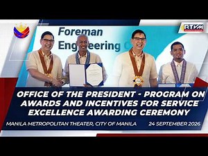Office of the President - Program on Awards and Incentives for Service Excellence Awarding Ceremony