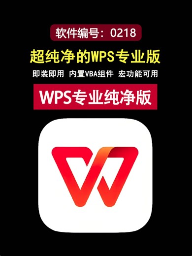 超纯净的WPS专业版，内置VBA组件，免登录，即装即用！#wps #办公软件 #wps安装 #wps表格 #wps文档 #wps激活 #wps安装包 #wps2023 #wps2025