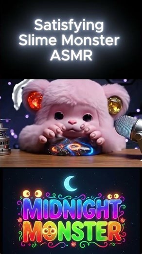 Monster Slime ASMR – Tiny Slime Creature Making Squishy Sounds #CuteMonster #slime