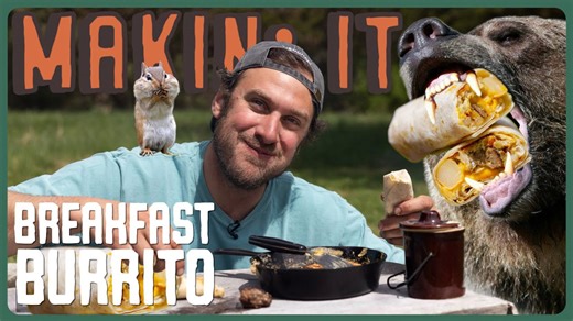 How to make a breakfast burrito with sausage and cheese