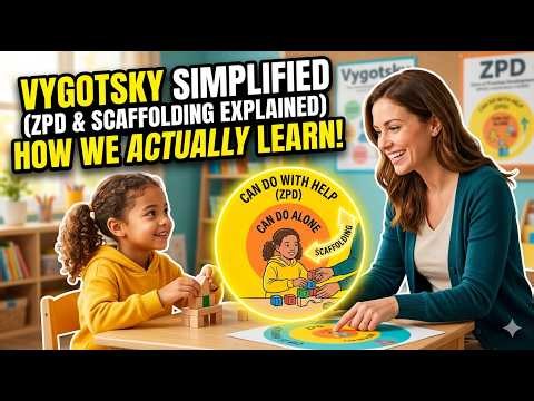 Vygotsky’s Theory of Cognitive Development Explained (ZPD & Scaffolding) | Aishmi English