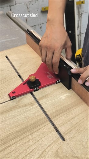 1.2K views · 663 reactions | Make perfect precision crosscut sled fence installation with Wnew table saw jig #woodworking #diy #tips #plywoodworking | Plywoodworking Tips & Trick | Facebook