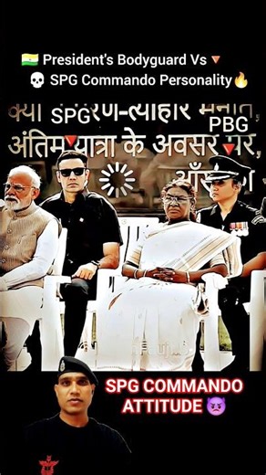 India's Elite Forces: SPG vs President's Bodyguard 💪 #viral #reaction #shorts #President #spg