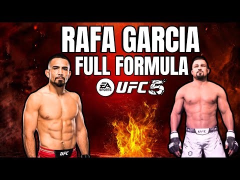 REALISTIC Rafael Garcia CAF in UFC 5 🔥 Full Creation + Formula