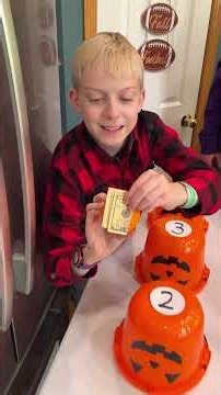 Halloween Family Fun! #jackolantern #halloweengames #kitchengame
