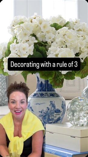 Decorating with the Rule of 3 When it comes to decorating, the Rule of 3 is your secret to creating balance and beauty in any space. Whether it’s grouping three candles, vases, or pillows, odd numbers naturally draw the eye and feel more harmonious. The next time you’re styling your shelves or coffee table, try arranging items in threes—it’s a timeless decorator’s trick that always works! ✨ Design Tip: Vary height, texture, and shape for the most natural look. #HomeDecorTips #DecoratingIdeas #Ru